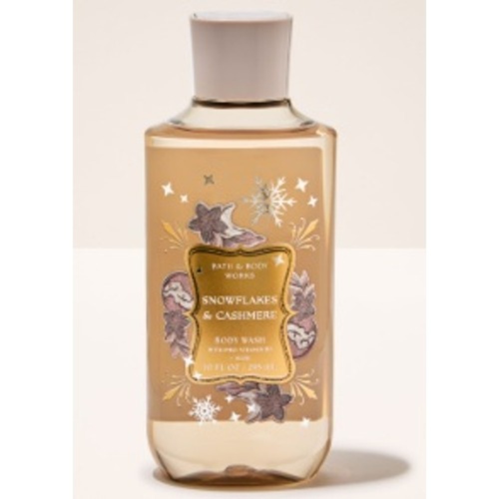 Bath & Body Works Snowflakes & Cashmere Body Wash 10 fl oz Vanilla Clementine‎